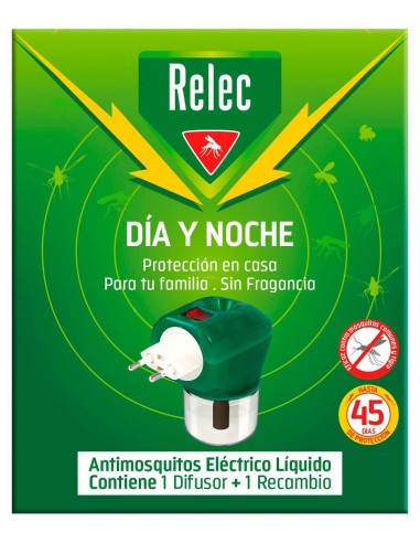 Relec Día Y Noche Antimosquitos Difusor Eléctrico + Recambio