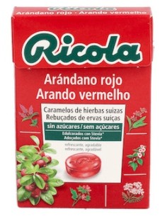 Ricola Caramelos Sin Azúcar De Arándano Rojo, 50 G
