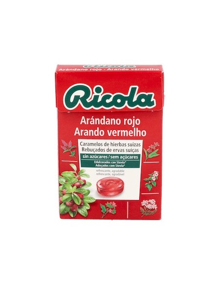 Ricola Caramelos Sin Azúcar De Arándano Rojo, 50 G