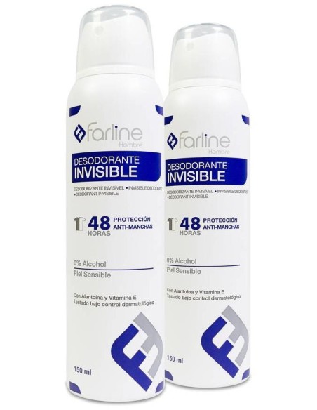 Duplo Farline Desodorante Para Hombre En Spray, 2 X 150 Ml