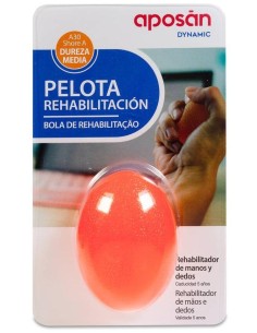 Aposán Dynamic Pelota Rehabilitación Dureza Media, 1 Unidad