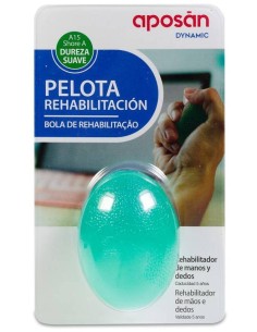 Aposán Dynamic Pelota Rehabilitación Dureza Suave, 1 Unidad
