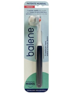 Balene Cepillo Dental Medio Azul, 1 Unidad