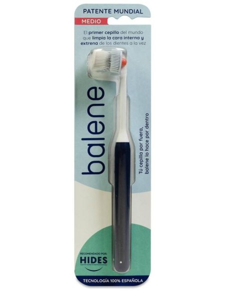 Balene Cepillo Dental Medio Azul, 1 Unidad