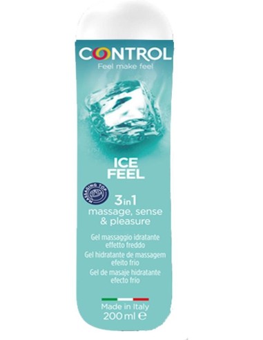 Control Ice Feel 3 En 1 Gel De Masaje Hidratante 200Ml