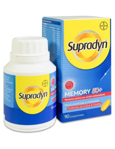 Bayer Supradyn Memory 50+, 90 Comprimidos