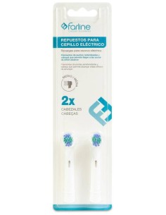 Farline Recambio Cepillo Electrónico Media, 2 Ud