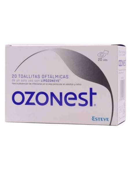 Ozonest Toallitas Oftálmicas, 20 Unidades