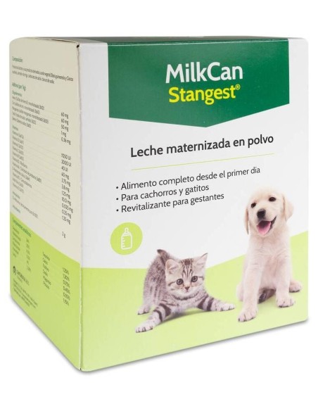 Stanvet Milk Can 400 G + Biberón Perros Y Gatos, 1 Unidad