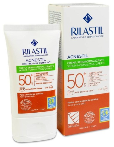 Rilastil Sun System Acnestil Crema Seborreguladora Spf50+ 40Ml