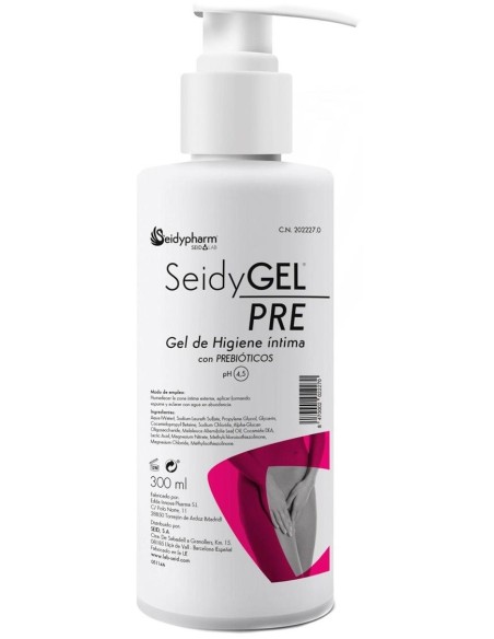 Seidygel Pre Gel De Higiene Íntima, 300 Ml
