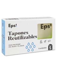 Deiters Teps! Tapón Silicona Reutilizables Talla S, 2 Unidades