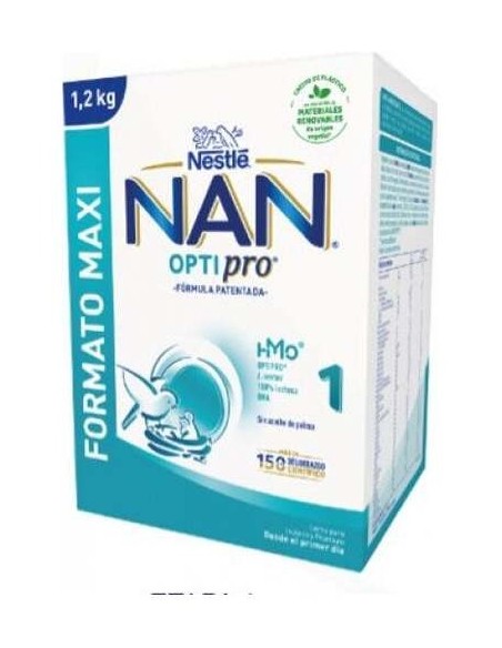 Nan Optipro 1 Leche En Polvo Para Lactantes, 1200 G