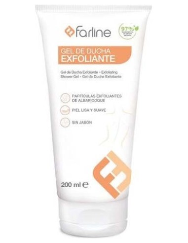 Farline Gel Ducha Exfoliante Cara Y Cuerpo 200Ml