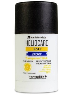 Heliocare 360º Sport Transparent Stick Protector Solar Spf50+ 25G