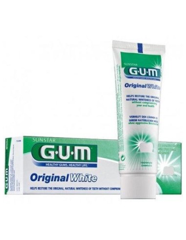 Gum Original White Pasta Dentífrica, 75 Ml
