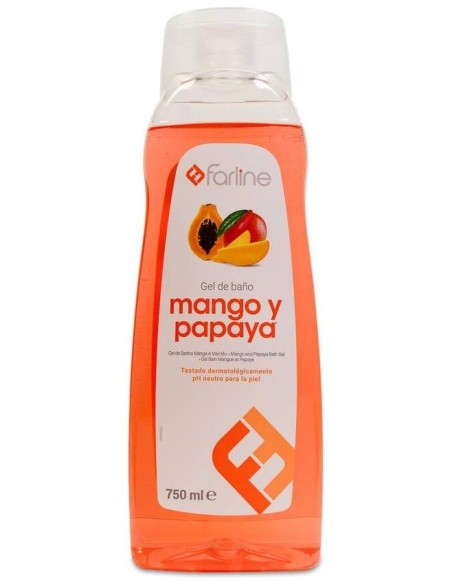 Farline Gel De Ducha Mango Papaya, 750 Ml