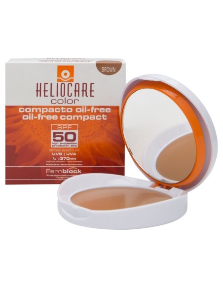 Heliocare Advanced Spf 50 Compacto Oil-Free Brown, 10 G