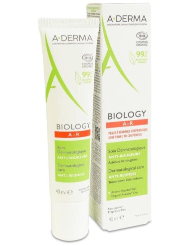A-Derma Biology Cuidado Dermatológico Anti-Rojeces, 40 Ml