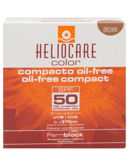 Heliocare Advanced Spf 50 Compacto Oil-Free Brown, 10 G