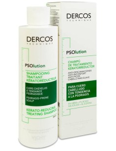 Dercos Psolution Shampooing Traitant Kératoréducteur 200Ml