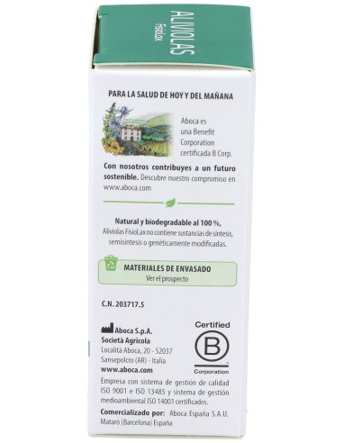 Aboca Aliviolas Fisiolax, 45 Comprimidos