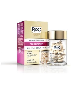 Roc Line Smoothing Sérum Noche, 30 Cápsulas