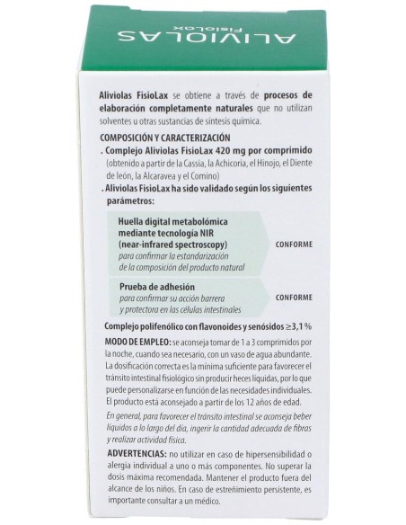 Aboca Aliviolas Fisiolax, 45 Comprimidos