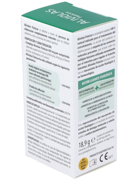 Aboca Aliviolas Fisiolax, 45 Comprimidos