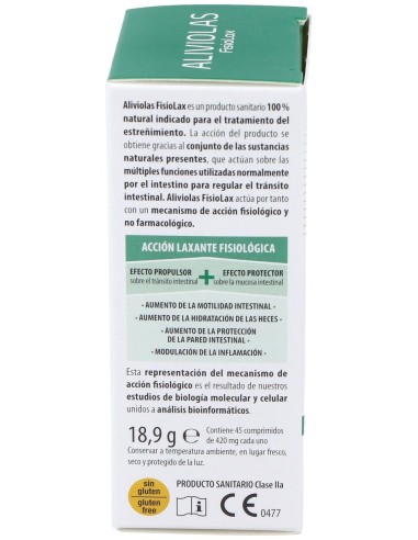 Aboca Aliviolas Fisiolax, 45 Comprimidos