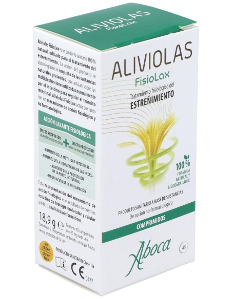 Aboca Aliviolas Fisiolax, 45 Comprimidos