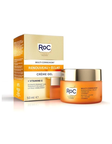 Roc Revive + Glow Crema En Gel, 50 Ml