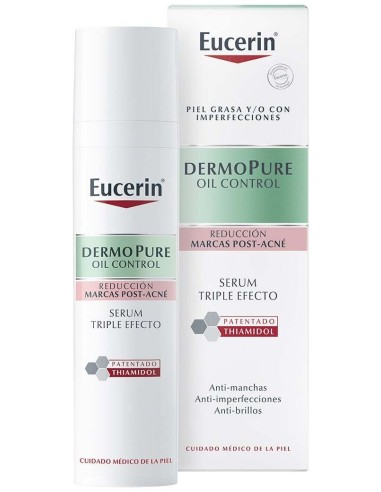 Eucerin Dermopure Oil Control Serum Triple Efecto, 40 Ml