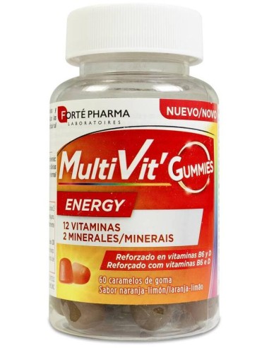 Forte Pharma Multivit Gummies Energy 60Uds
