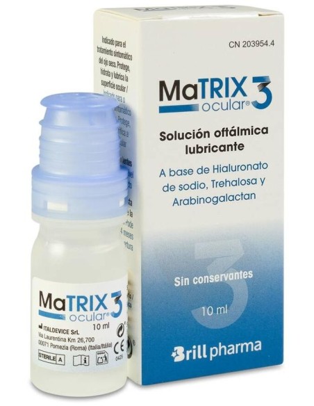 Matrix Ocular 3 Solución Oftálmica Multidosis, 10 Ml