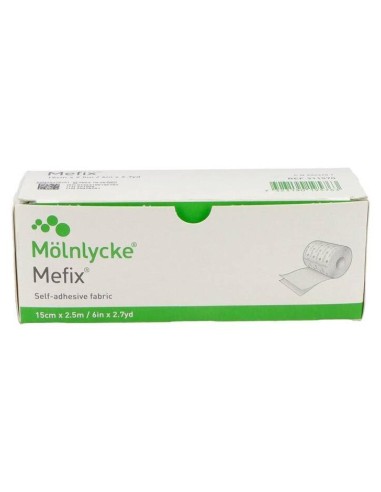 Mefix Esparadrapo Hipoalergénico, 2.5 M X 15 Cm