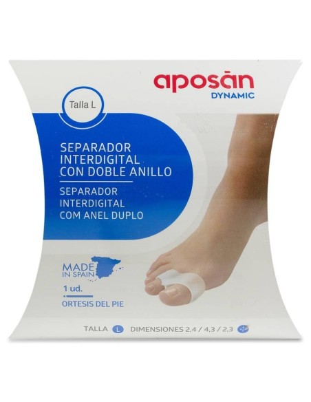 Aposán Dynamic Separador De Doble Anillo Talla L, 1 Unidad