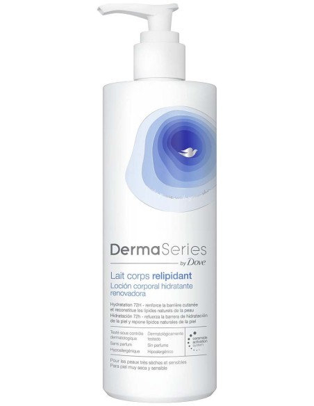 Dove Dermaseries Loción Corporal Hidratante Renovadora, 400 Ml