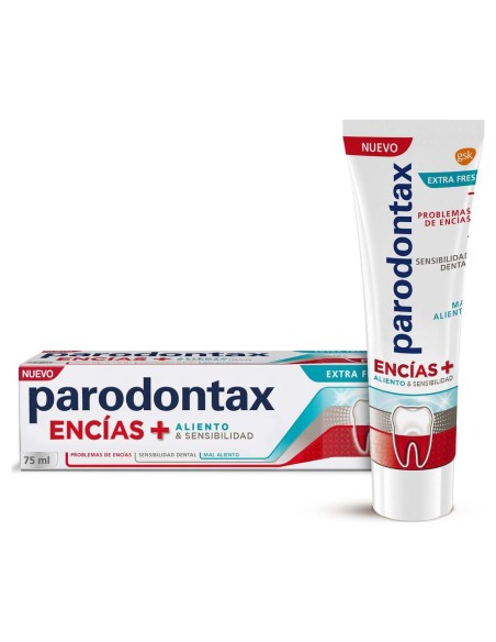 Parodontax Encías + Aliento Y Sensibilidad Extra Fresh 75Ml