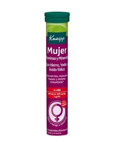 Kneipp Mujer Vitaminas Y Minerales Mango Y Maracuyá 15Comp