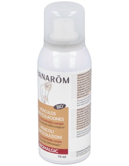 Pranarôm Aromalgic Spray Articulaciones Y Músculos Bio Efecto Frío 75Ml