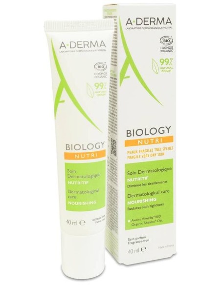 A-Derma Biology Cuidado Dermatológico Nutritivo, 400 Ml