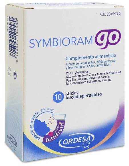 Symbioram Go 10 Sticks Bucodispersables