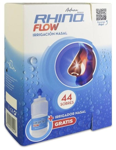 Pack Autana Fármacos Rhino Flow 300 Ml + 44 Sobres, 1 Unidad