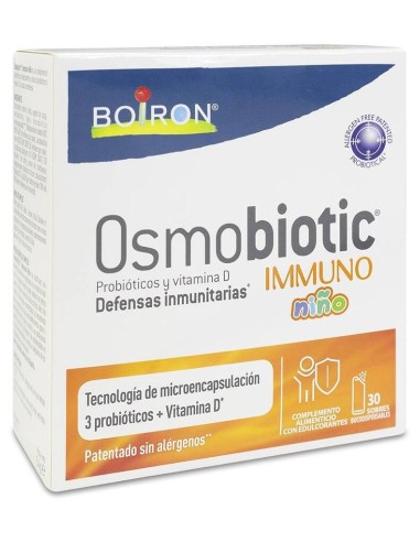 Osmobiotic Immuno Niños Sabor Frambuesa 30Sbrs.
