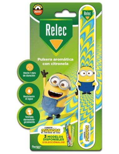 Relec Pulsera Antimosquitos Con Citronela Minions Amarillo