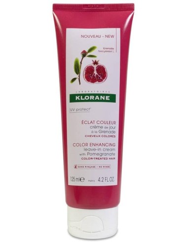 Klorane Crema De Día Granada Cabellos Teñidos, 125 Ml