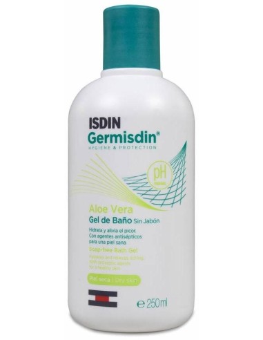 Isdin Germisdin Aloe Vera Higiene Corporal Piel Seca, 250 Ml