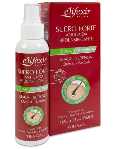Elifexir Dermo Suero Forte Anticaída Redensificante, 125 Ml + 35 Ml De Regalo
