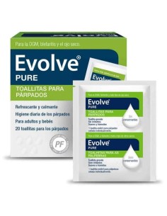 Evolve Párpados, 20 Toallitas
